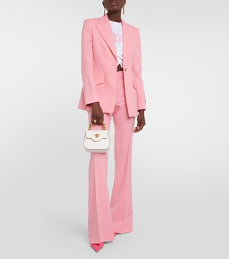 Versace Allover flared wool pants | Versace