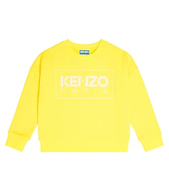 Logo cotton-blend sweatshirt | Kenzo Kids