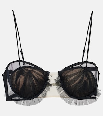 Reggiseno Exploding Flower in tulle | Nensi Dojaka