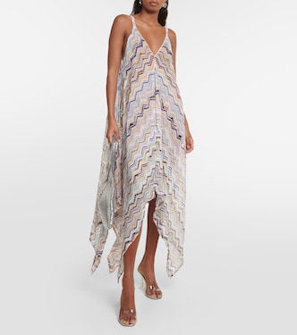 Copricostume in lamé a zig-zag | Missoni Mare