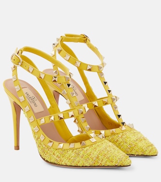 Salones Rockstud de bouclé | Valentino Garavani
