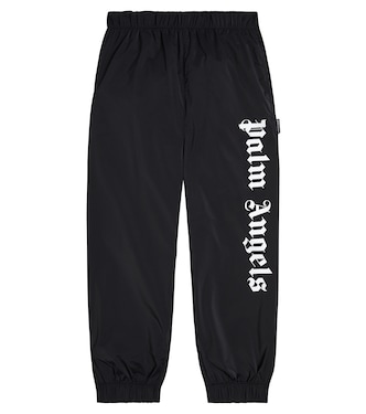 Logo cotton jersey sweatpants | Palm Angels Kids