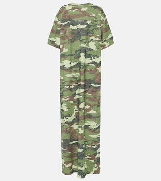 Edrass camouflage cotton maxi dress | Acne Studios