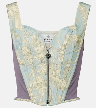 Corsé Classic Toile de Jouy con paneles | Vivienne Westwood