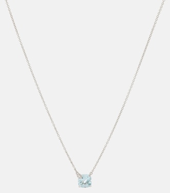 Collier Peekaboo en or blanc 18 ct, aigue-marine et diamants | Bucherer Fine Jewellery