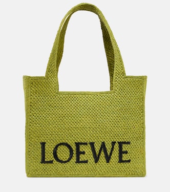 Cabas Paula’s Ibiza Font Medium en raphia | Loewe