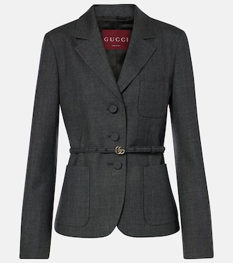 Blazer Double G in lana | Gucci