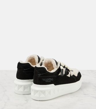 Baskets One Stud XL en cuir | Valentino Garavani