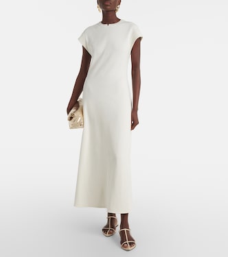 Vestido midi White Label Melanie de mezcla de algodón | Proenza Schouler