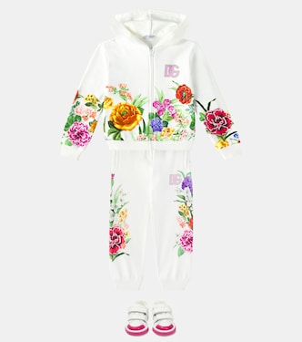 Sudadera con capucha DG de algodón | Dolce&Gabbana Kids