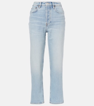 70s Stove Pipe low-rise straight jeans | Re/Done