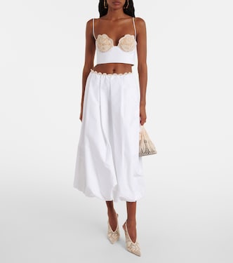 Top bustier in crochet di cotone | Magda Butrym