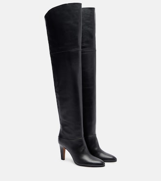 Eve leather over-the-knee boots | Chloé