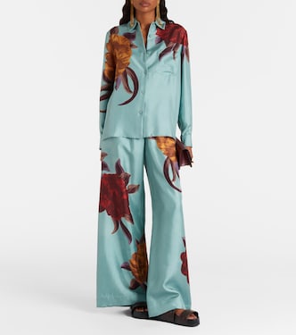 Boy floral silk shirt | La DoubleJ