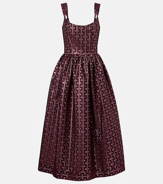 Apple bow-detail bustier dress | Markarian