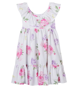 Robe en coton à fleurs | Monnalisa