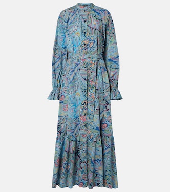 Paisley cotton-blend maxi dress | Etro