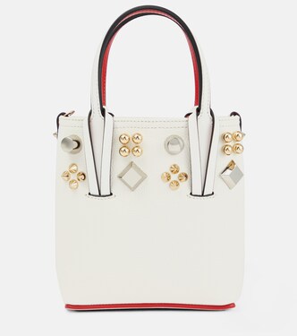 Tote Cabata Mini de piel con adornos | Christian Louboutin