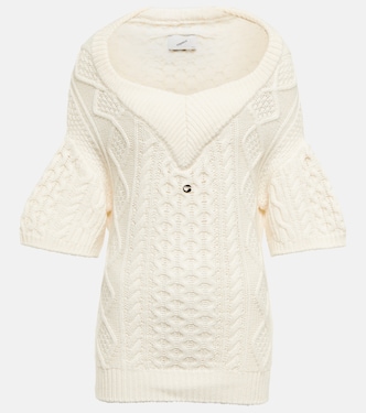 Top de punto trenzado de lana | Coperni