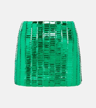 Mini-jupe Rue à sequins | The Attico