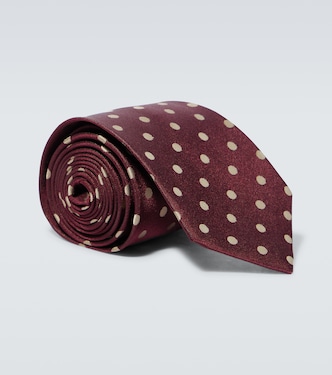 Cravatta in seta a pois | Dries Van Noten