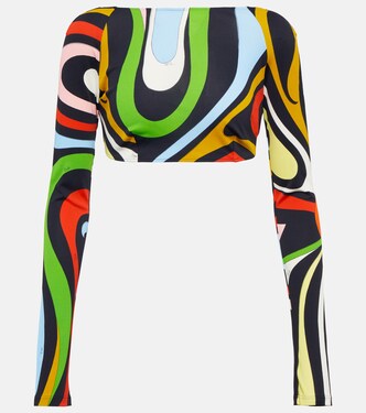 Marmo crop top | Pucci
