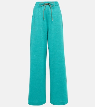 Pantalon ample Eolie en coton et lin | Max Mara