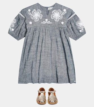 Kleid aus Leinen und Baumwolle | Tartine et Chocolat