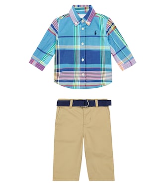 Bébé – Ensemble chemise et pantalon en coton | Polo Ralph Lauren Kids