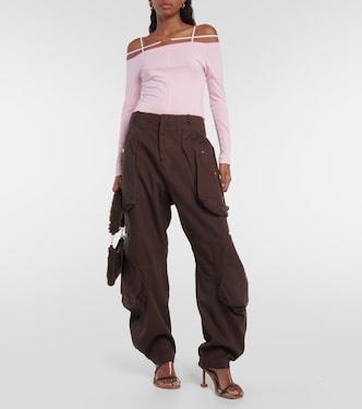 Le Cargo Croissant cotton cargo pants  | Jacquemus
