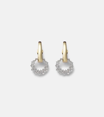 Orecchini Golden Strada in oro 18kt con diamanti | Yeprem