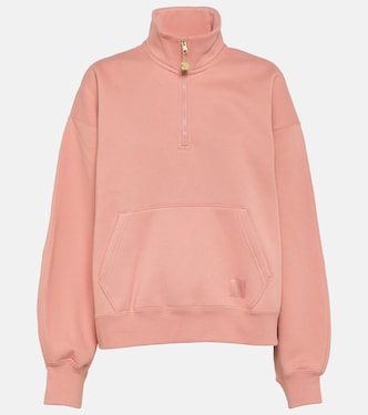 Half-zip cotton-blend fleece sweatshirt | Nike
