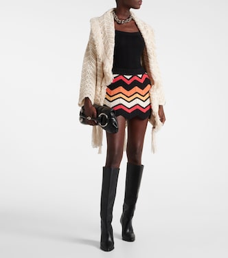 Cardigan Natural Chevron aus einem Baumwollgemisch | Alanui