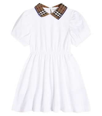 Kleid Burberry Check aus Baumwoll-Piqué | Burberry Kids