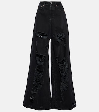 Jeans a gamba larga distressed | Vetements