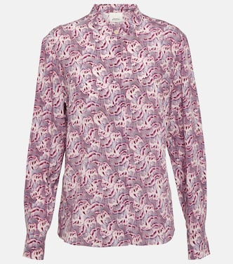 Blusa Ilda in misto seta con stampa | Isabel Marant