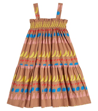 Printed cotton and nylon dress | Jellymallow