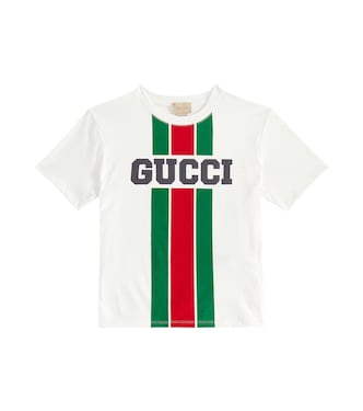T-shirt in cotone con stampa | Gucci Kids