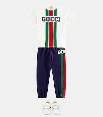 Camiseta de algodón estampada | Gucci Kids
