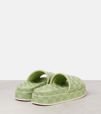 GG Canvas platform slides | Gucci