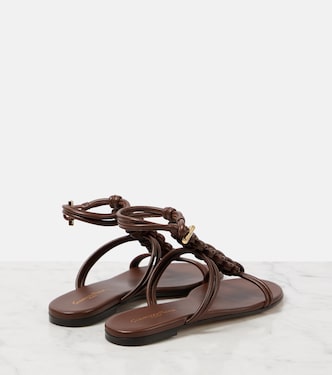 Capua braided leather sandals | Gianvito Rossi