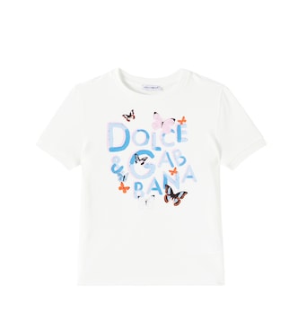 Printed cotton T-shirt | Dolce&Gabbana Kids