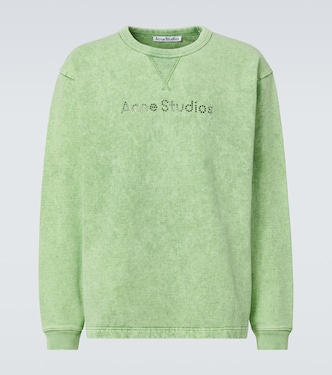 Logo cotton jersey sweatshirt | Acne Studios