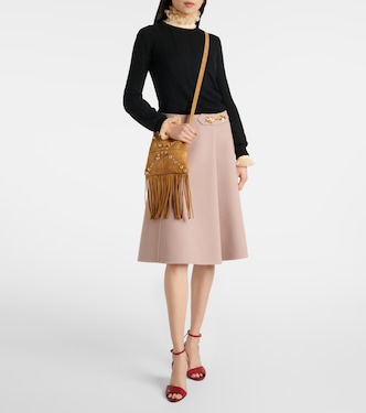 Wool and cashmere midi skirt | Valentino