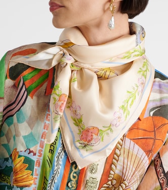 Foulard Court in seta con stampa | Alémais