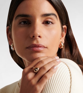 Boucles d'oreilles Iconica en or rose 18 ct et pierres précieuses | Pomellato