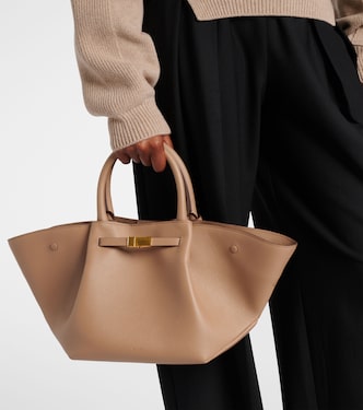 New York Midi leather tote bag | DeMellier