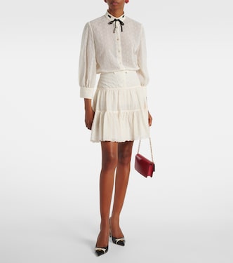 Mini-jupe en dentelle | Valentino