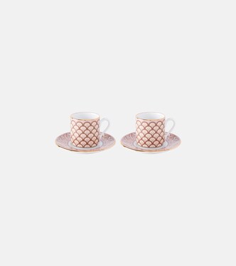 Impero set of 2 espresso cups and saucers | La DoubleJ