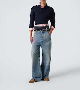 Suede boat shoes | Miu Miu